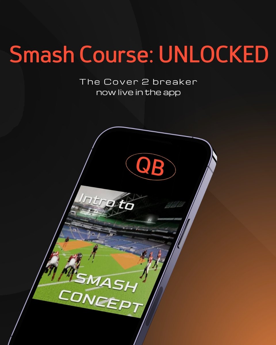 QB_Reads's tweet image. Smash vs Cover 2... a QB&apos;s secret weapon #LearnTheRead