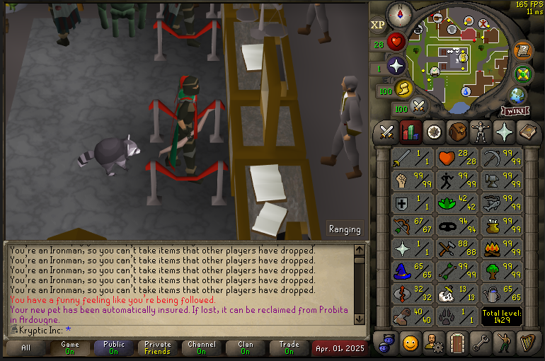 KrypticOSRS's tweet image. Nice! I just got myself Rocky. Pet #2 in the collection! #osrs #runescape #ironman

twitch.tv/kryptic