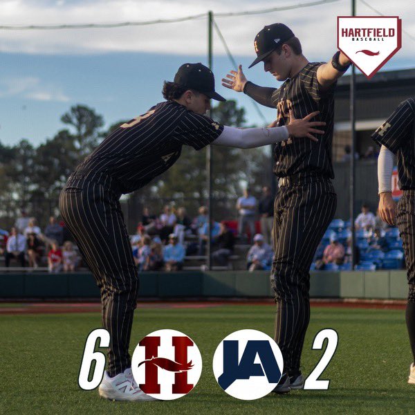 Hartfield Baseball (@ha_hawks_bsb) on Twitter photo Hawks win!
JP Abt: 2-4. On the mound: 9ks through 5.67 IP 1 hit allowed. 
Graham Jackson: 2-4, 1 double 
Henry Abt: 2-4, 1 double, 2 RBIs 
Sam Oakley is your player of the game with 2 hit and both being doubles! Hawks win!
JP Abt: 2-4. On the mound: 9ks through 5.67 IP 1 hit allowed. 
Graham Jackson: 2-4, 1 double 
Henry Abt: 2-4, 1 double, 2 RBIs 
Sam Oakley is your player of the game with 2 hit and both being doubles!