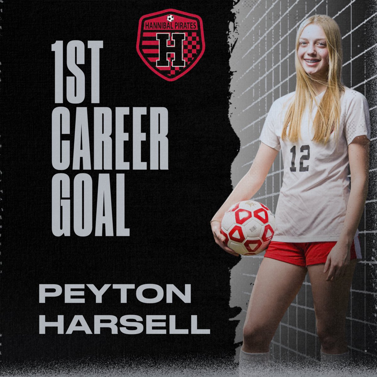 Peyton with her 1st career goal tonight!