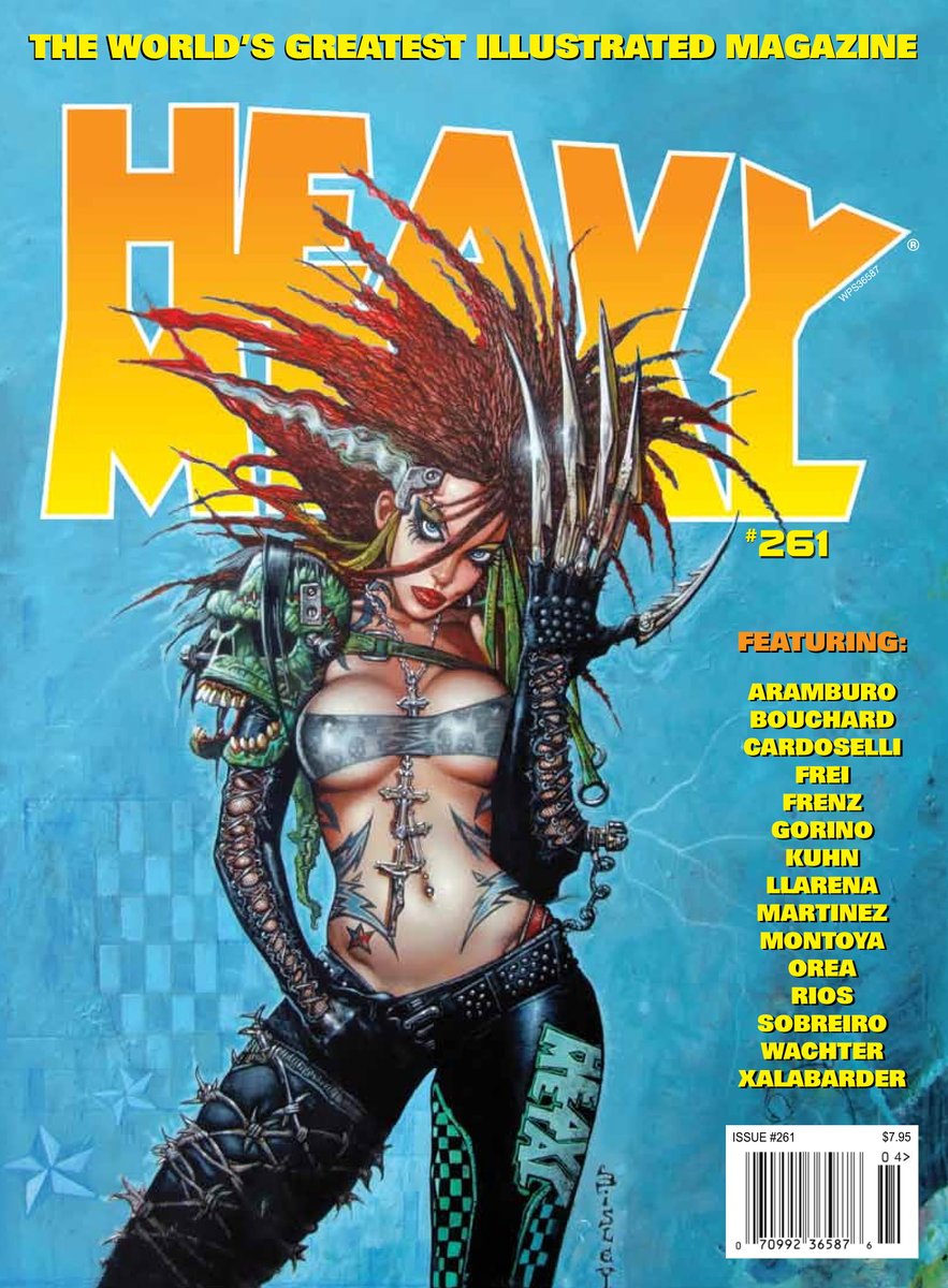 Heavy Metal Magazine 2013 Issue 261 #MetalHurlant #HeavyMetalMagazine #HeavyMetal #SchwerMetall