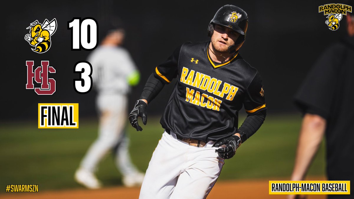 Randolph-Macon College Athletics (@rmcathletics) on Twitter photo Chaz Harvey of <a href="/RMCJackets/">R-MC Baseball</a> ties program record with 3 doubles in ODAC win at <a href="/HSCathletics/">H-SC Athletics</a> . #d3baseball #SWARMSZN rmcathletics.com/news/2025/4/1/… Chaz Harvey of <a href="/RMCJackets/">R-MC Baseball</a> ties program record with 3 doubles in ODAC win at <a href="/HSCathletics/">H-SC Athletics</a> . #d3baseball #SWARMSZN rmcathletics.com/news/2025/4/1/…