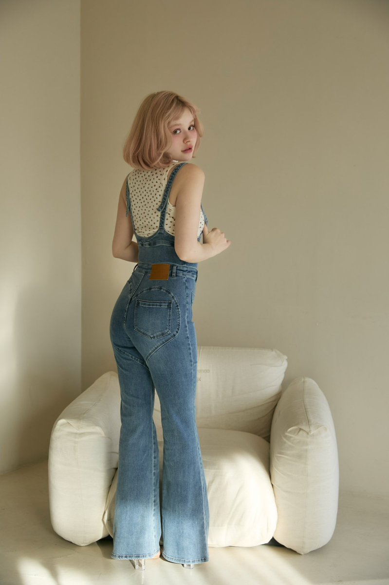 パンツ andmary Heart hip denim allinone / M andmary on X: