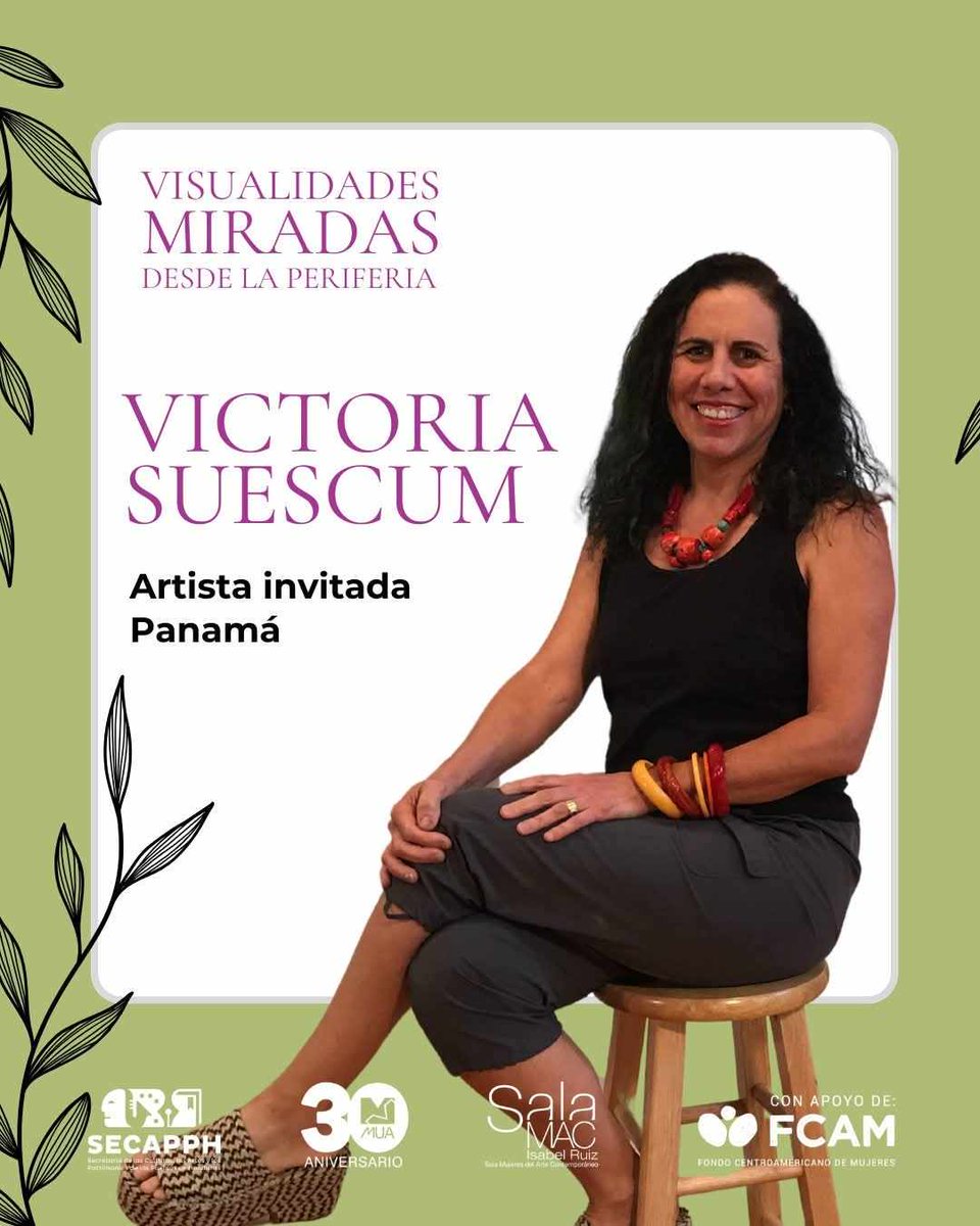 sala_mac's tweet photo. Hoy miércoles 2 de abril es la tercera sesión de #Conversaciones 𝐕𝐈𝐒𝐔𝐀𝐋𝐈𝐃𝐀𝐃𝐄𝐒 𝐌𝐈𝐑𝐀𝐃𝐀𝐒 𝐃𝐄𝐒𝐃𝐄 𝐋𝐀 𝐏𝐄𝐑𝐈𝐅𝐄𝐑𝐈𝐀 
Esta actividad cuenta con el apoyo del Fondo Centroamericano de Mujeres (FCAM) y la SECAPPH.

#MUA #FCAM #SECAPPH #Matriz #MujeresCreadoras https://t.co/ZCOqCnFNvU