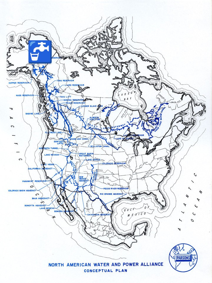 We've had an American project like this on the books collecting dust since the JFK assassination and it's called #NAWAPA ‼️
