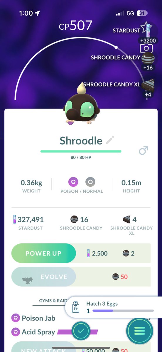 xxlaragyxx's tweet photo. New :) 

#Shroodle #Pokemon #PokemonGOApp #PokemonGo #mobile #Mobilegames #Gaming #YouTubers https://t.co/f2xdgX1vQx