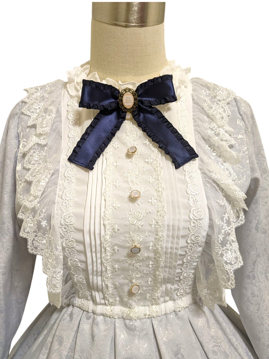 ローズジャガードワンピース新色（ライトグレー）が入荷しております