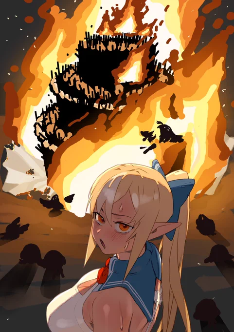 #しらぬえ歳の数だけロウソク立てただけなのに… 