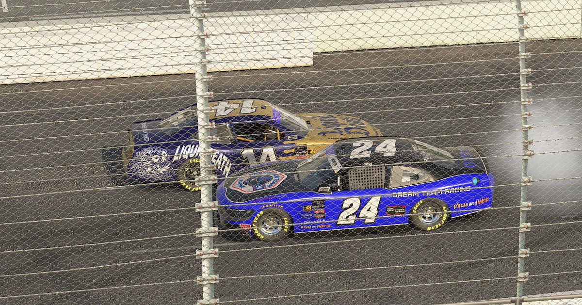 Fast car at Martinsville. Had good top 3 speed, but got behind on pit strategy. Big wreck broke out on the white flag existing turn 4, and managed to come out P3.

Podium streak continues! On to Darlington.

PapaBear Racing:
Griff -- P3
<a href="/BBear1490/">BigPapaBear1490</a> -- P13