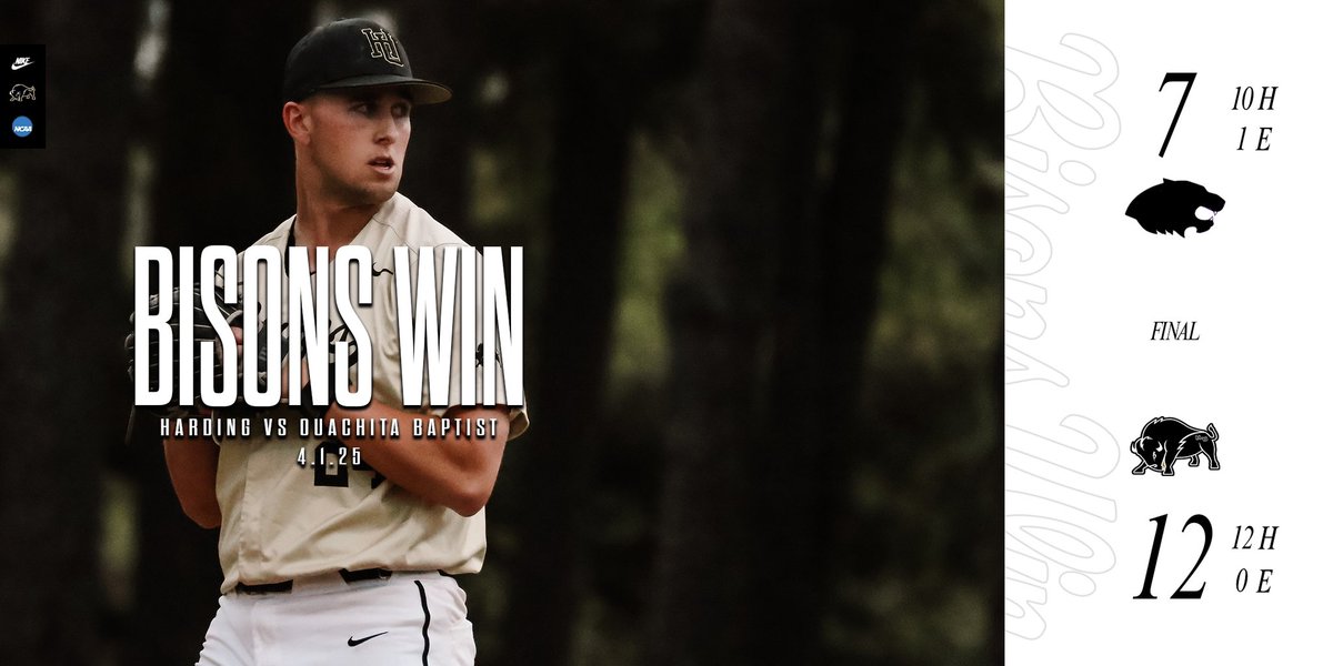 Electric tuesday night win!!⚡️❕🦬
 
Catch the Bisons back in action this weekend at SAU!! 

#GoBisons #FAMILY