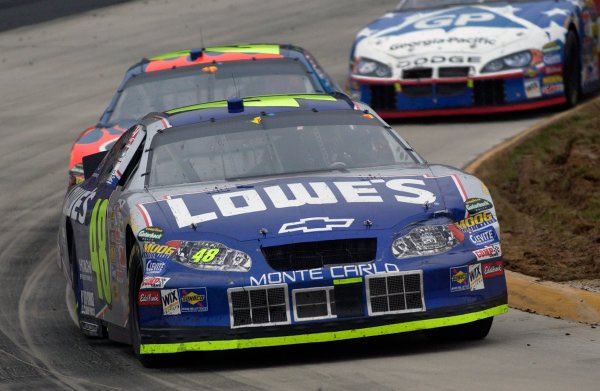 KeithMarek's tweet image. Jimmie Johnson was an animal at Martinsville.

From M’ville II in ‘03 to M’ville I in ‘14 (22 Races), he earned 18 Top 5’s, 14 of those Top 3’s.

He amassed 8 wins in that span, leading 100+ laps 13 times.

In an 8 race stretch from ‘06-‘09, his avg. finish was 1.75.

Lethal.