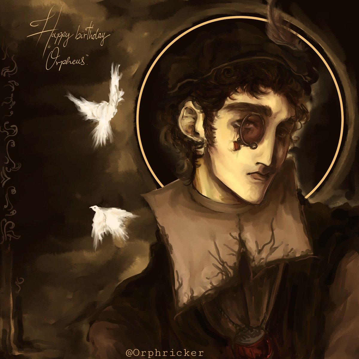 Orphricker's tweet image. Happy birthday Orpheus 🖊 #Orpheusidv