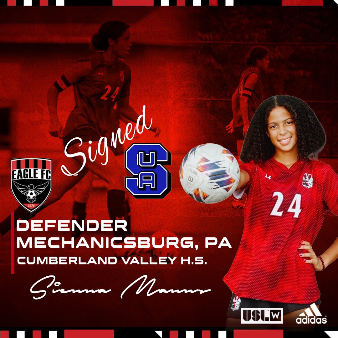 Eagle FC Women (@eaglefcwomen) on Twitter photo ❗️PLAYER SIGNING❗️
#EagleFCWomen would like to welcome Soka University commit, Sienna Manns, for the 2025 Eagle FC USL W League Season!
Full Story: eagle-fc.com/eagle-fc-women…
Welcome Sienna, pending <a href="/USLWLeague/">USL W League</a> and federation approval. ❗️PLAYER SIGNING❗️
#EagleFCWomen would like to welcome Soka University commit, Sienna Manns, for the 2025 Eagle FC USL W League Season!
Full Story: eagle-fc.com/eagle-fc-women…
Welcome Sienna, pending <a href="/USLWLeague/">USL W League</a> and federation approval.