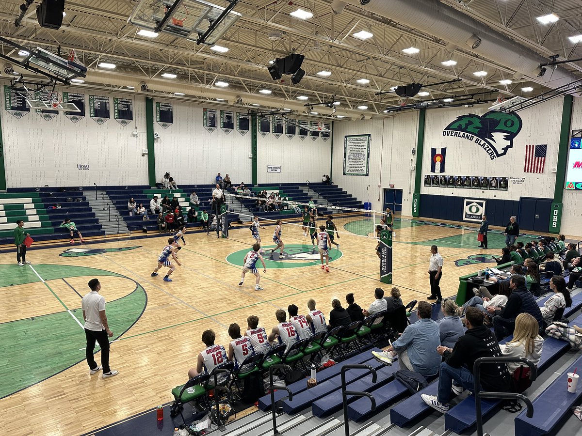 Cherry Creek Schools Athletics & Activities (@ccsdathact1) on Twitter photo 5A Boys Volleyball: From Overland-Cherry Creek ties the match at 2 sets each with the set 4 (27-25) win over the Blazers going to set 5. <a href="/creeksports/">WilkinsAD</a> <a href="/CreekAthletes/">Brynn Thomas</a> <a href="/otownvolleyball/">Overland Volleyball</a> <a href="/WeAreOverland/">Overland Athletics</a> <a href="/aurorasports/">Sentinel Prep Sports</a> 5A Boys Volleyball: From Overland-Cherry Creek ties the match at 2 sets each with the set 4 (27-25) win over the Blazers going to set 5. <a href="/creeksports/">WilkinsAD</a> <a href="/CreekAthletes/">Brynn Thomas</a> <a href="/otownvolleyball/">Overland Volleyball</a> <a href="/WeAreOverland/">Overland Athletics</a> <a href="/aurorasports/">Sentinel Prep Sports</a>