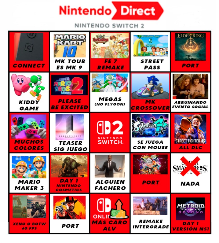 A ver a qué le atino. #NintendoSwitch2 #Bingo