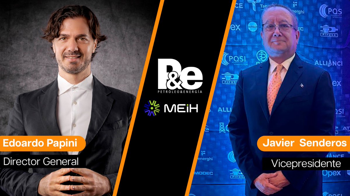 Anunciamos el nombramiento de <a href="/EdoPap/">Edoardo Papini</a> como Director General y de <a href="/LopezSenderos/">Javier Senderos Lopez</a> como Vicepresidente de Petróleo &amp; Energía y <a href="/expomeih/">Expo MEiH</a> . Con su visión lograremos convertirnos en el epicentro de la transición energética y la innovación industrial.
#Petroleoyenergia