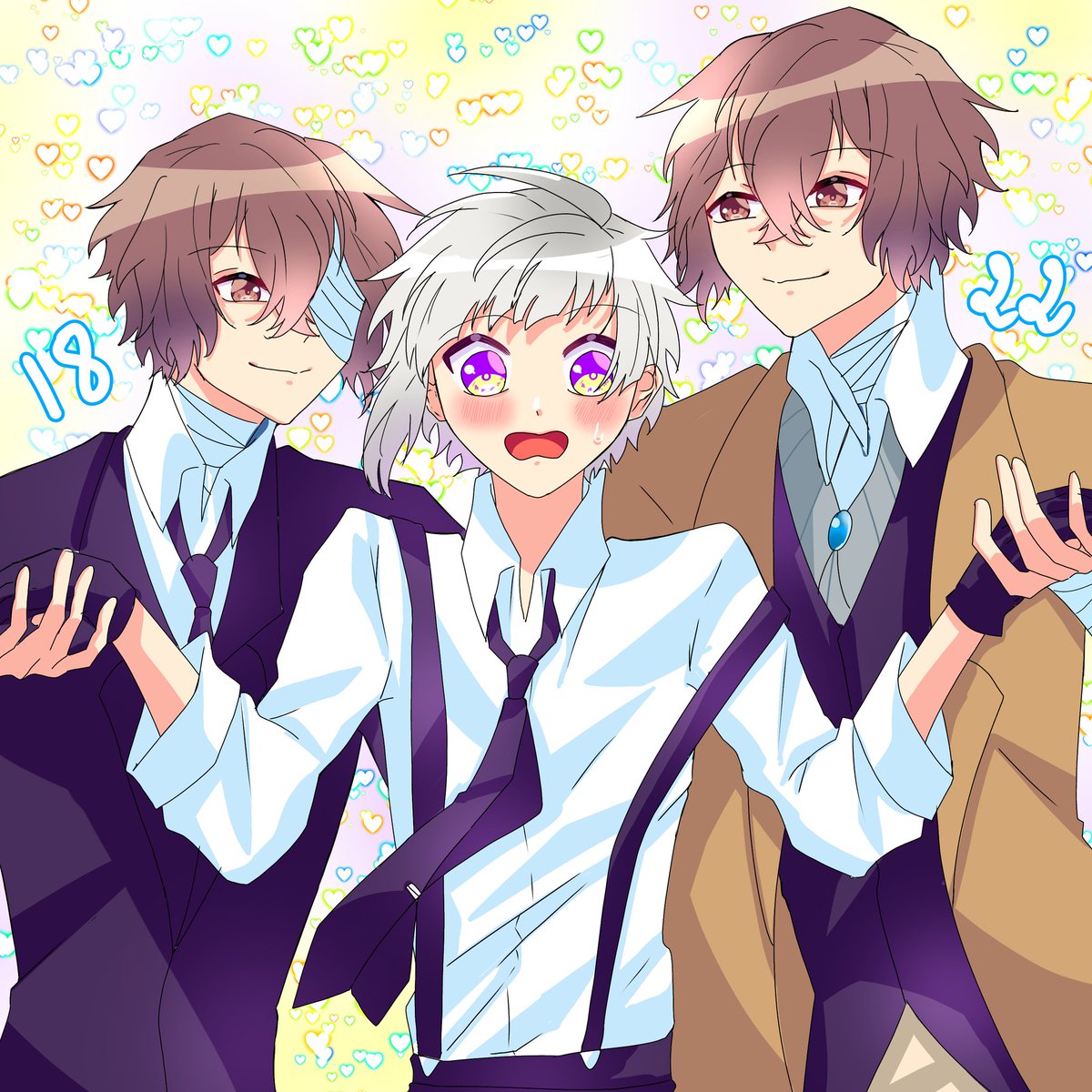 pildsb's tweet image. #文豪ストレイドッグス #文スト #太敦 #dazatsu #dazushi
18 or 22 ?