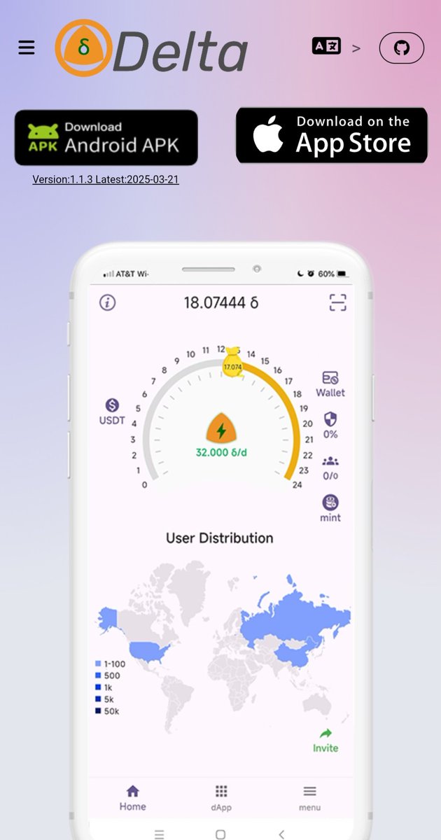 satpro123's tweet image. Join me on Delta Mining App with the referral code: 36EKFJ4L4PUP8
