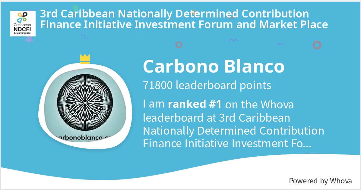 CaCO3planetary's tweet image. #OceanNDCRemoval #AnOceanOfSolutions 

#NDCs 3.0 #Finance #REFi #UNFCCC #Caribbean 

🐳
carbonoblanco.org/carbono-blanco…