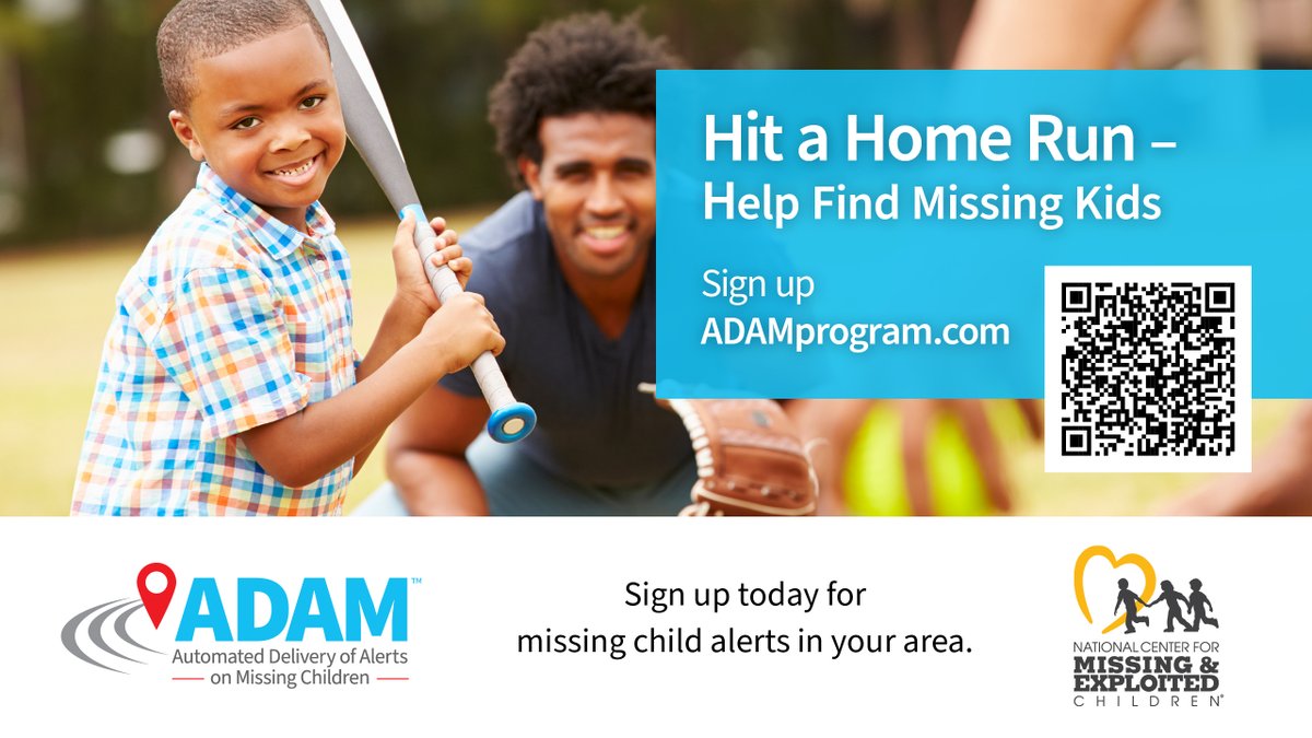 LexisNexis Risk (@lexisnexisrisk) on Twitter photo Thanks to partners such as <a href="/CastIronMediaCo/">Cast Iron Media</a>, ADAM missing child posters are now circulating through <a href="/MiLB/">Minor League Baseball</a> ballparks around the country. Learn how you can help bring missing kids home at splr.io/6011q3twt #ADAMProgram <a href="/NCMEC/">National Center for Missing & Exploited Children</a> Thanks to partners such as <a href="/CastIronMediaCo/">Cast Iron Media</a>, ADAM missing child posters are now circulating through <a href="/MiLB/">Minor League Baseball</a> ballparks around the country. Learn how you can help bring missing kids home at splr.io/6011q3twt #ADAMProgram <a href="/NCMEC/">National Center for Missing & Exploited Children</a>