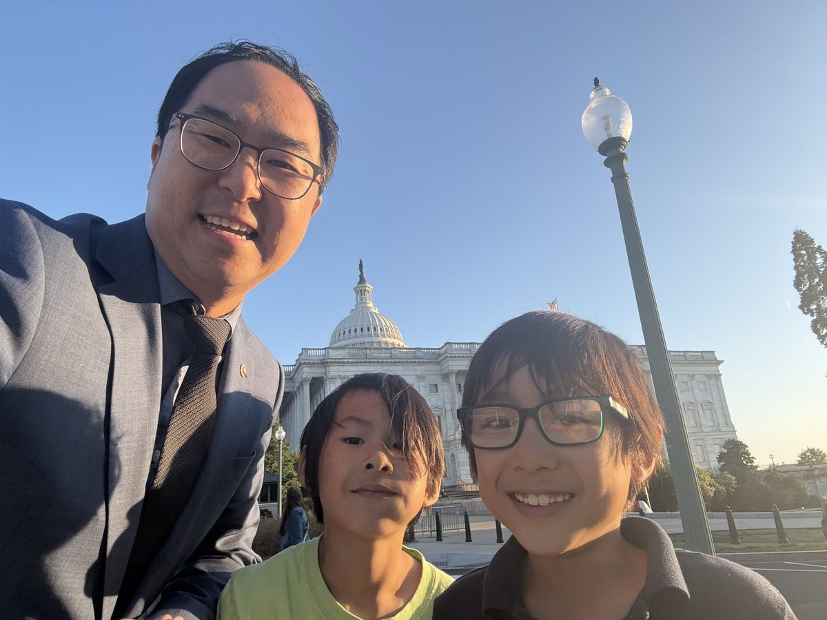 Andy Kim (@andykimnj) on Twitter photo Brought my kids down to the Capitol to cheer on <a href="/CoryBooker/">Cory Booker</a> as he approaches the record breaking moment! Let’s go Cory! So proud of you. Brought my kids down to the Capitol to cheer on <a href="/CoryBooker/">Cory Booker</a> as he approaches the record breaking moment! Let’s go Cory! So proud of you.