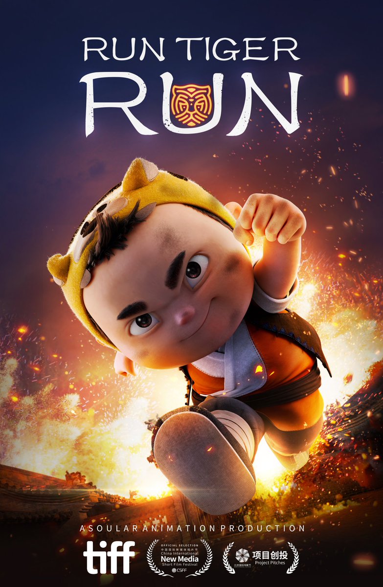 MorallyChuck's tweet image. IT’S HERE! Run Tiger Run is officially out.
As part of @gemiuster, I’m so glad to have worked on this animated feature and had such a blast bringing Mr Qiao, Fake Tiger, and the Wudang Master, among others, to life. I can’t wait for you all to see what we’ve been working on!