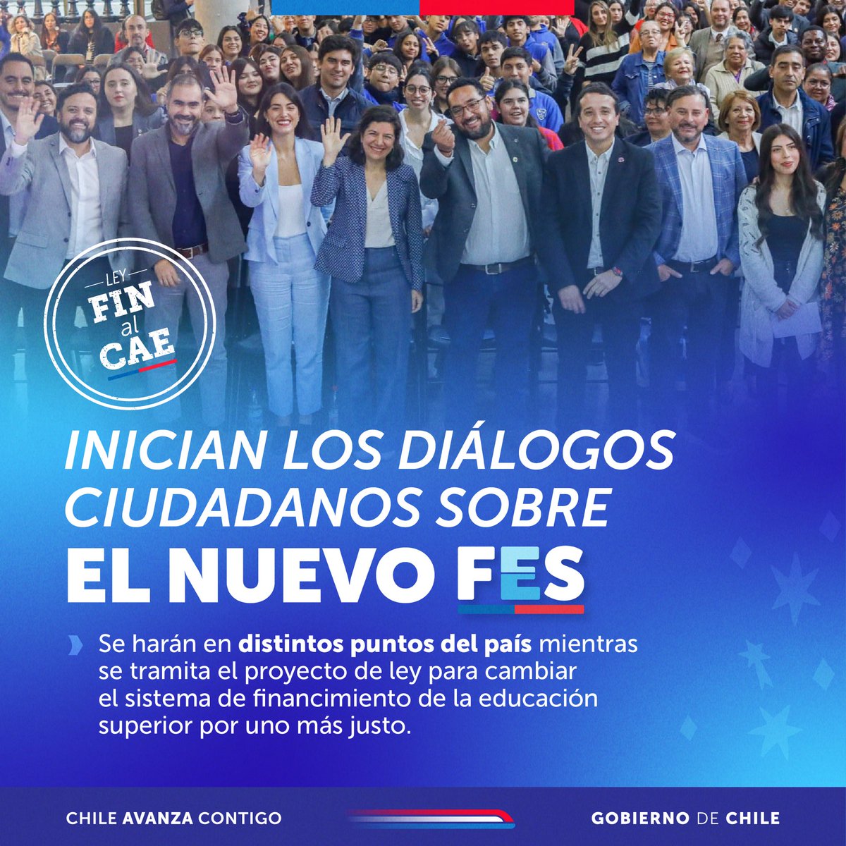 💬¡Comenzaron los Diálogos Ciudadanos en que queremos escuchar tú opinión sobre el proyecto que busca generar un sistema de financiamiento de la educación superior más justo! En estas instancias podrás conocer más sobre este proyecto de ley y cómo ayudará a miles de familias.