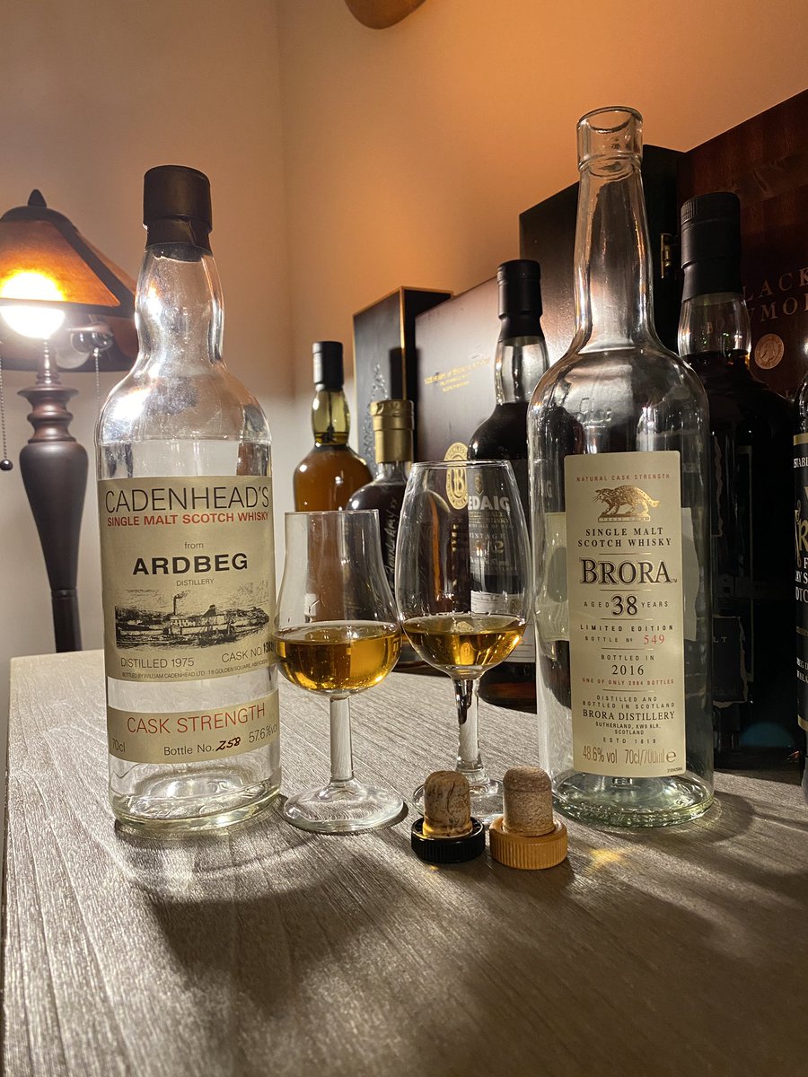 Saying goodbye to two great whiskies. Thanks for the memories