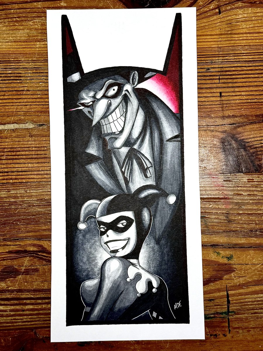 I got back from work and my favorite artist Danielle Escobar <a href="/MDEArts13/">MDEArts</a> had this birthday surprise for me! 
BATMAN THE ANIMATED SERIES drawing, my favorite cartoon!
<a href="/Batman/">Batman</a> 
<a href="/warnerbros/">Warner Bros.</a>