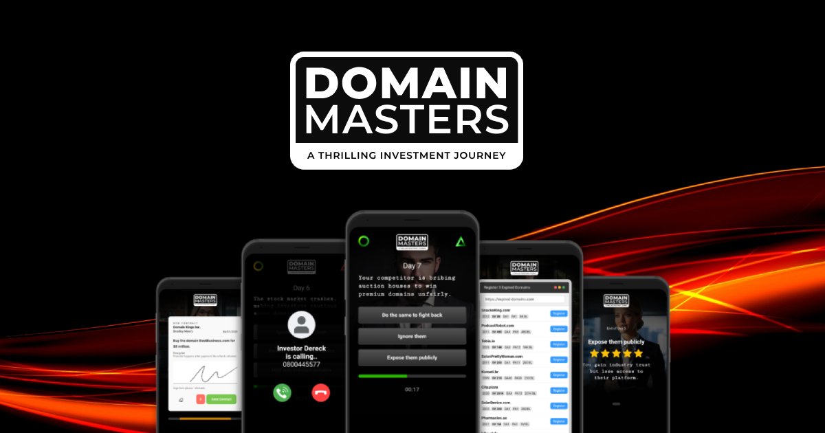 Domain Masters Open Beta is now LIVE!
If you have a Beta Key, you can start playing right now:
 wobado.com/domainmasters/
#domainmasters #openbeta #domains