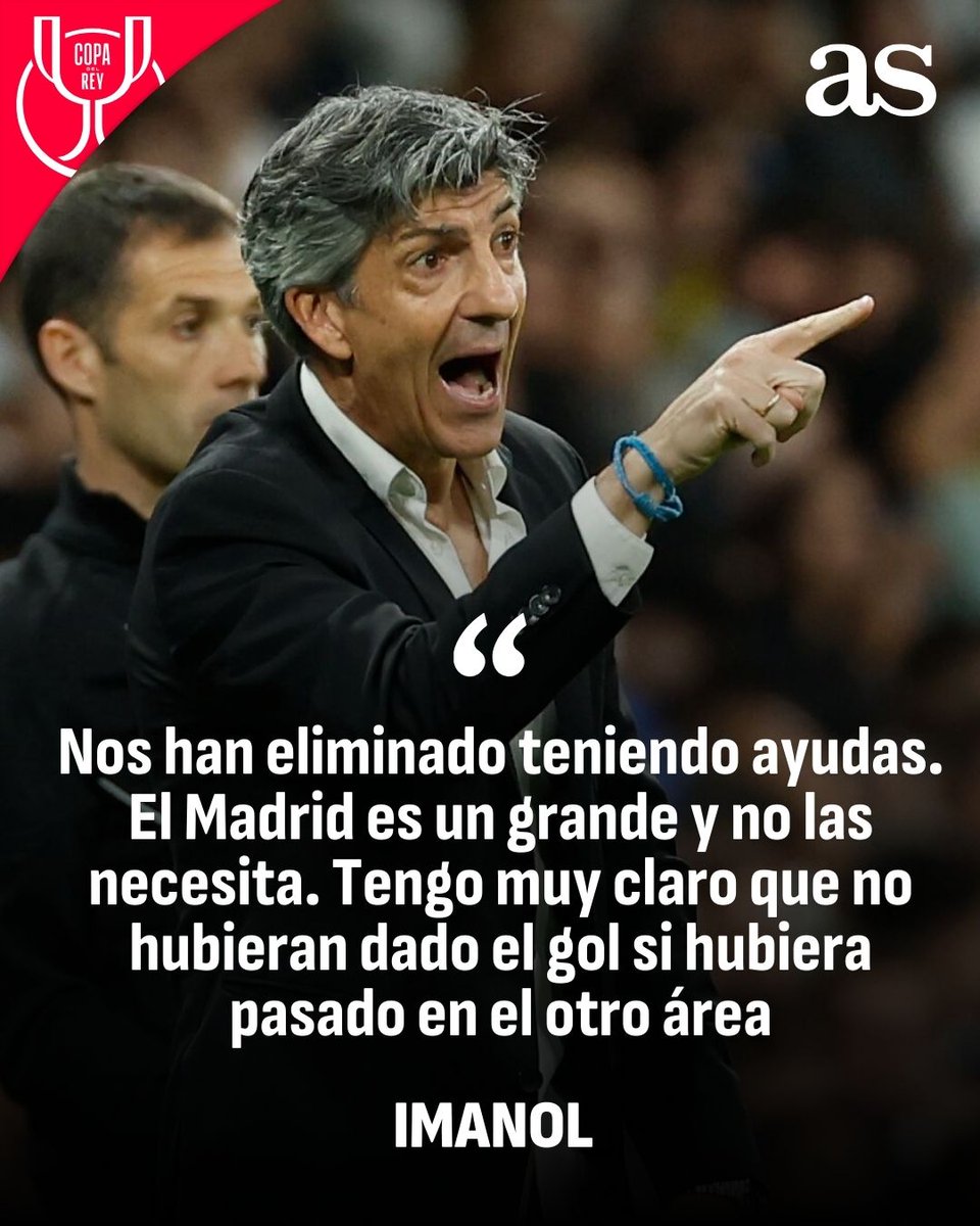diarioas's tweet photo. 😡 ¡La rajada tremenda de Imanol contra los árbitros! https://t.co/cu54WOhvFC