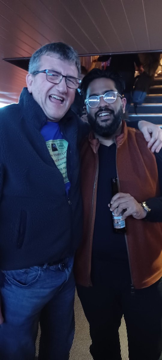 Richard Gill (@rw_gill) on Twitter photo Happy 25th birthday <a href="/BoatShowComedy/">The Boat Show Comedy Club</a>. Thank you for all the laughs over the years and what a bill to celebrate tonight: <a href="/Halcruttenden/">Hal Cruttenden</a>, Jeff Innocent, Terry Alderton, <a href="/neildelamere/">Neil Delamere</a>, <a href="/finlaycomedy/">Finlay "Special Recording June 15th" Christie</a>, <a href="/eshaanakbar/">Eshaan Akbar</a>, Dan Tiernan, Gbemi Oladipo, <a href="/samirabankslol/">Samira Banks</a> & <a href="/JosLac5/">JosephineLacey</a>. Happy 25th birthday <a href="/BoatShowComedy/">The Boat Show Comedy Club</a>. Thank you for all the laughs over the years and what a bill to celebrate tonight: <a href="/Halcruttenden/">Hal Cruttenden</a>, Jeff Innocent, Terry Alderton, <a href="/neildelamere/">Neil Delamere</a>, <a href="/finlaycomedy/">Finlay "Special Recording June 15th" Christie</a>, <a href="/eshaanakbar/">Eshaan Akbar</a>, Dan Tiernan, Gbemi Oladipo, <a href="/samirabankslol/">Samira Banks</a> & <a href="/JosLac5/">JosephineLacey</a>.