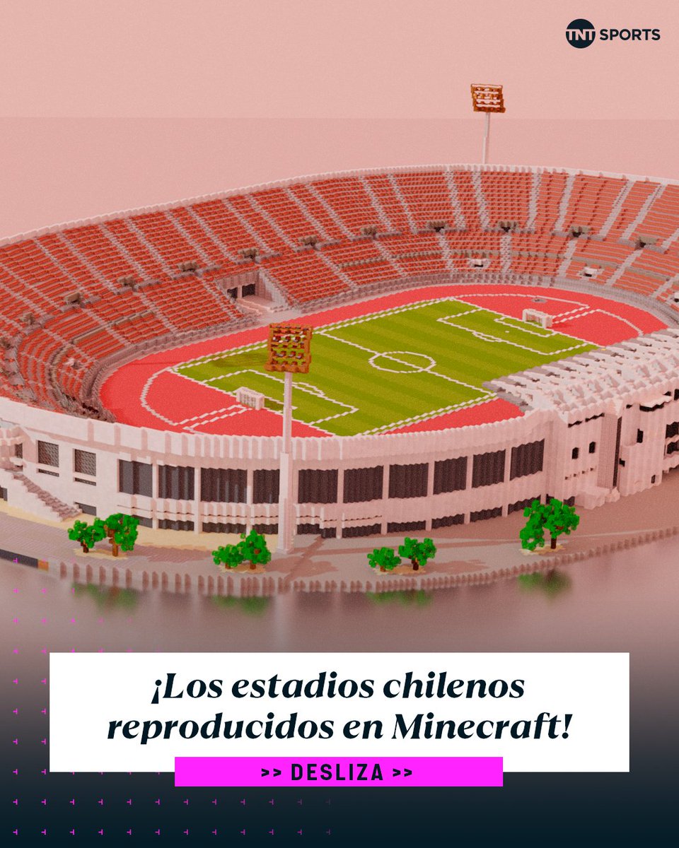 TNTSportsCL's tweet photo. 🤩🏟🇨🇱 ¡SE PASARON!

Los cracks de @bte_chile estuvieron en #NoEsParaTanto, representados por Ignacio Cabrera, para mostrar sus construcciones de Chile a escala en Minecraft, donde ya tienen armados cinco tremendos recintos de nuestro país.

1. Estadio Monumental
2. Estadio Nacional
3. Estadio Santa Laura
4. Estadio Bicentenario de La Florida
5. Estadio Rubén Marcos (Osorno)

📌 ¡Disfruta del ESTRENO de Una Película de Minecraft, este 3 de abril en los mejores cines del país!