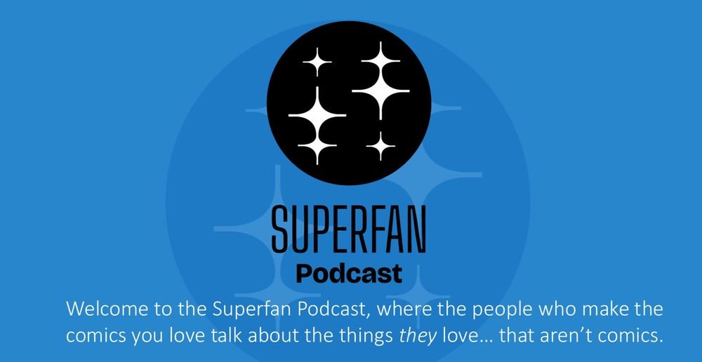 SpfanPodcast's tweet image. Welcome to the Superfan Podcast. Coming soon in season 1:
🎙️ @TheRodneyBarnes
🎙️ @mattkindt
🎙️ @mguggenheim
🎙️Patrick McDonnell of @MUTTScomics
🎙️ Kelly Sue DeConnick
🎙️ Marjorie Liu