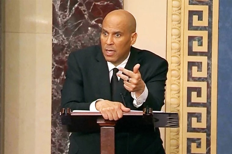 LucasSa56947288's tweet photo. BREAKING: Sen. Cory Booker has just passed Storm Thurmond’s record on the senate floor.

👏🏽👏🏽👏🏽👏🏽👏🏽👏🏽👏🏽👏🏽 https://t.co/yAE8mX5X6r