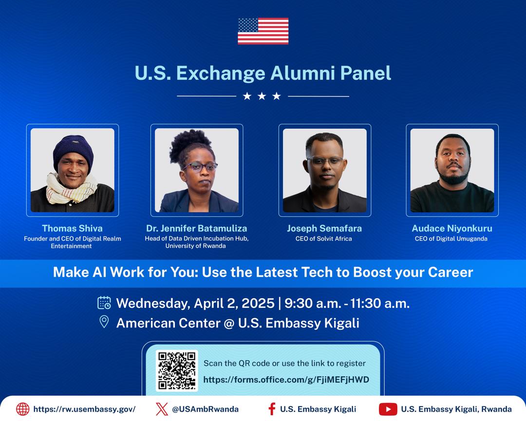 Thomasshiva's tweet photo. Excited for Global AI Summit Africa  Africa must lead, not just consume, 
 Join my pre-summit USA Exchange Alumni panel “Make AI Work For You!” on Apr 2, where we strategize on harnessing #AI for innovation and shaping our digital future.
https://t.co/3wiKxL85QT https://t.co/HBJDhTx0bf