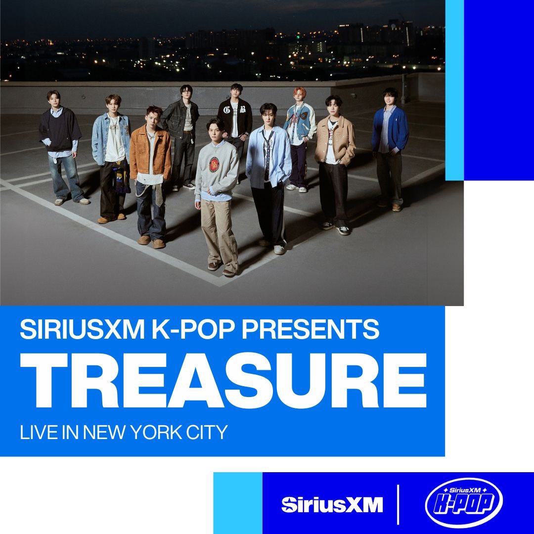 siriusxmkpop's tweet image. We have your chance to attend a special  event with @treasuremembers ahead of their first U.S. tour [SPECIAL MOMENT] at the @siriusxm NYC Studios on 4/4! 

Visit siriusxm.com/treasurenyc for Official Rules and details to enter. 

No purchase necessary. U.S. Only/18+. Enter by 4/3.