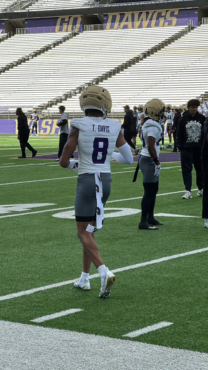 Arizona transfer CB Tacario Davis in purple and gold