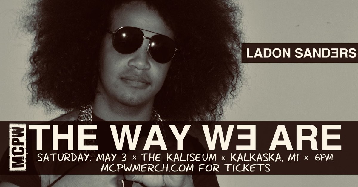 ✖️ TALENT ANNOUNCEMENT ✖️ 

LaDon Sanders is back in Kalkaska on May 3rd, get your tickets to see the Colonel in action now!

MCPW THE WAY WE ARE
Saturday May 3rd
The Kaliseum - Kalkaska, MI
Doors @ 6pm / Belltime @ 6:30pm

🎟️ MCPWMERCH.COM FOR TIX 🎟️