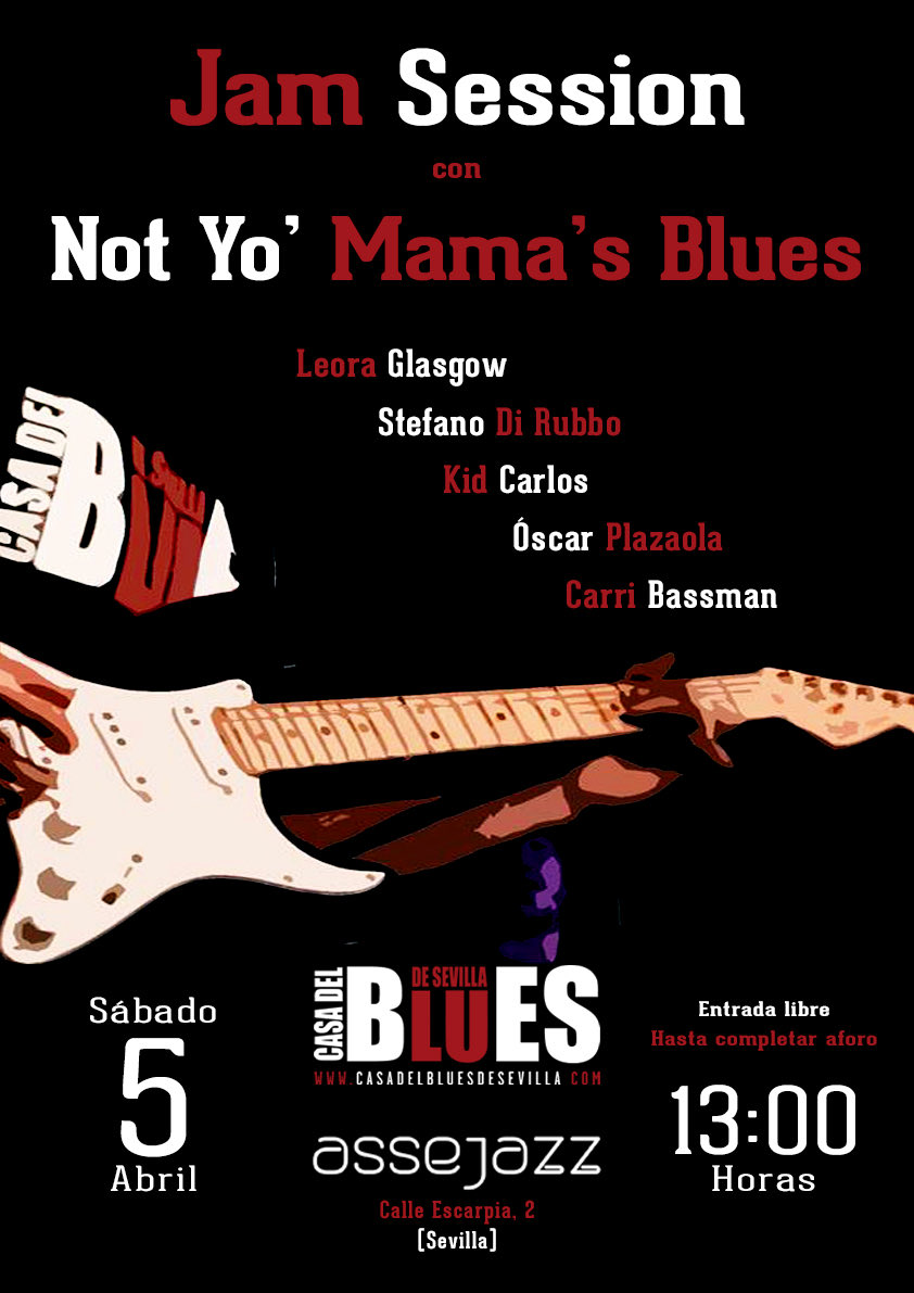 Este mes debuta un grupo de reciente creación, pero con miembros de auténtica categoría. ¡No te lo pierdas!

Web: casadelbluesdesevilla.com/index.php/noti…
Face: facebook.com/events/8304967…

#jam #jamsession #blues #concierto #música #directo