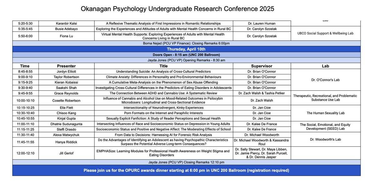DeptPsychOK's tweet image. Sharing for those who may be interested in attending! :)