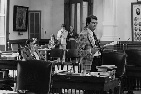 TXCapHistory's tweet photo. The longest filibuster in US history belongs to Texas Senator Bill Meier of Fort Worth, who filibustered for 43 hours, starting on May 2, 1977, against Senator Ray Farabee's bill amending the Open Records Act. #txlege https://t.co/YflvcS5ZZF