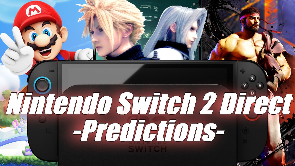 NateTheHate2's tweet image. Nintendo Switch 2 Direct Predictions: 3D Mario, Launch Day & Price, MAJOR 3rd Party Reveals & More (ft. MVG)
The Nintendo Switch 2 Direct is upon us & with it comes our thoughts & predictions on what may be shown.
youtu.be/fuxJOnR2awY
