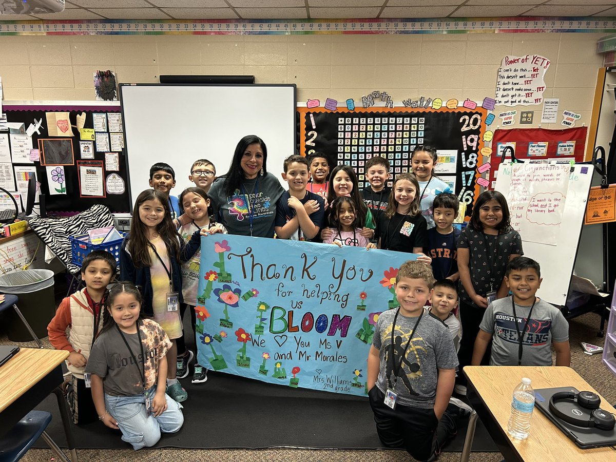 Ajwillia21 (@ajwillia21) on Twitter photo Williams’ Wonders appreciate our assistant principals: Ms. V and Mr. Morales. Thank you for your support and helping us to “bloom”! <a href="/TeagueElemPISD/">Teague Elementary</a> Williams’ Wonders appreciate our assistant principals: Ms. V and Mr. Morales. Thank you for your support and helping us to “bloom”! <a href="/TeagueElemPISD/">Teague Elementary</a>