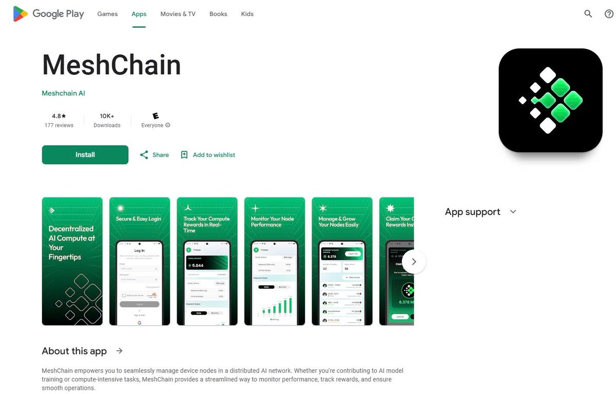 DancerGirlVN's tweet photo. @MeshchainAi Meshchain app is available on mobile for android and IOS. Awesome! Meshchain to the moon 🚀🚀🚀 https://t.co/KClHjWbjIm