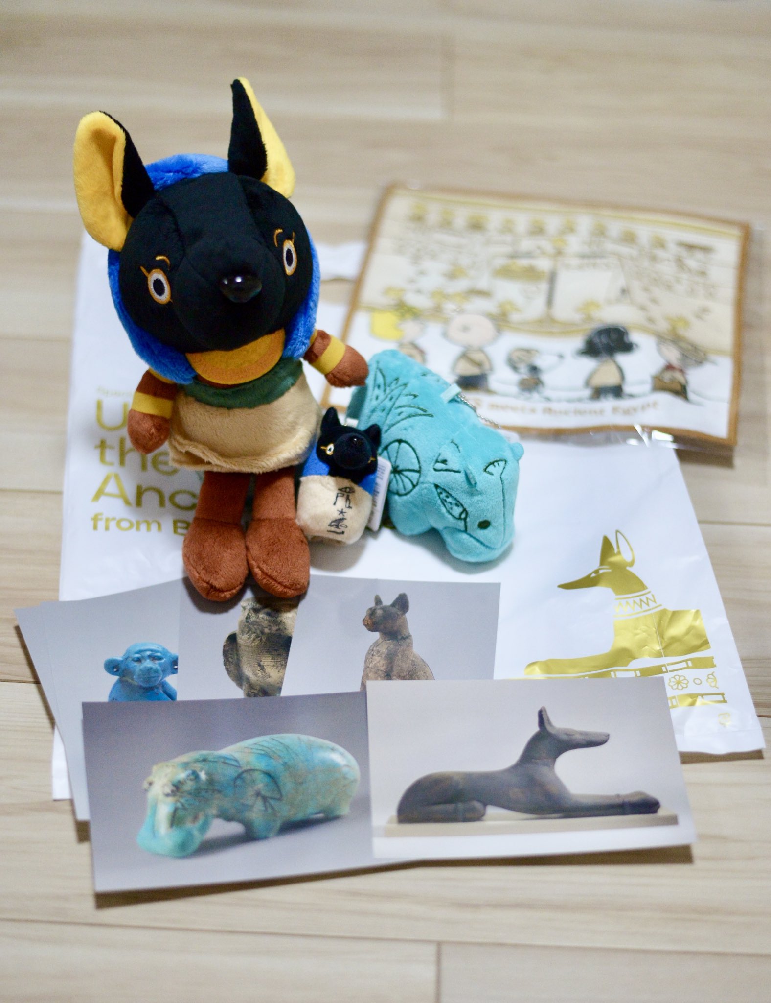 古代エジプト展 限定 青いかば ぬいぐるみ (美術館のグッズ 古代エジプト展 限定 青いかば ぬいぐるみ (美術館のグッズ