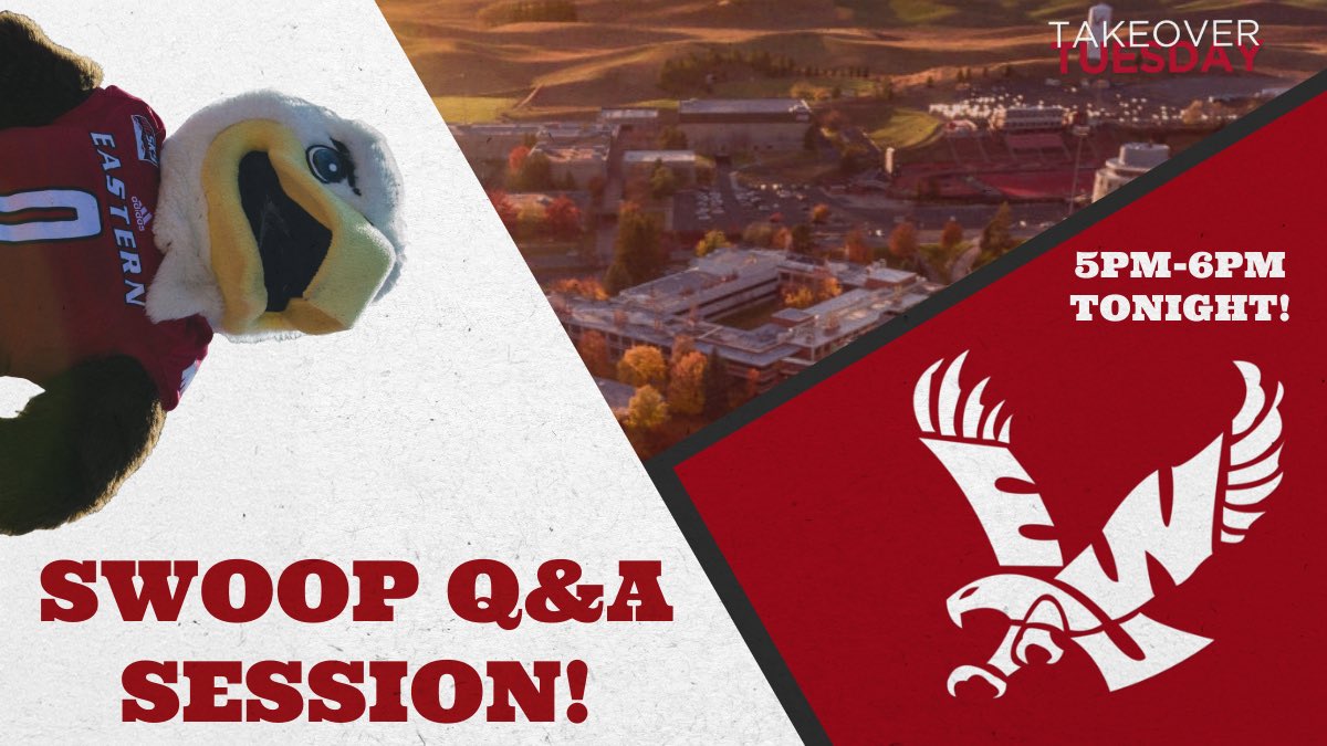 Have you ever wondered… 🤔 
❓ How fast can I actually fly? 
❓ What’s my pre-game ritual?\
❓ Who’s my biggest mascot rival? (👀)
❓ How many high-fives do I give per game? (Hint: A LOT.)
Well, Eagles, now’s your chance to find out! I’m hosting a LIVE Q&amp;A at 5PM