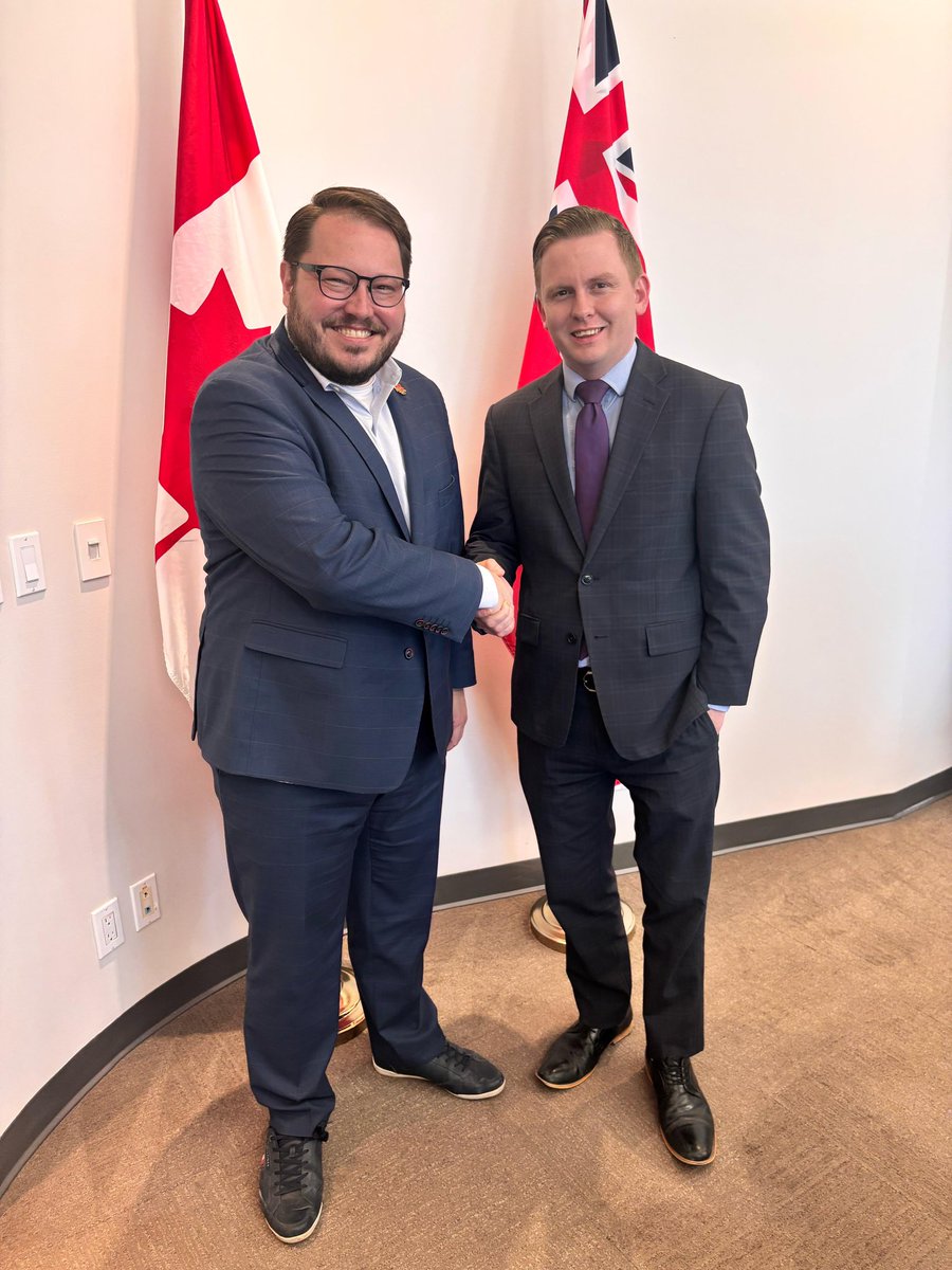 Graham McGregor (@bramptongraham) on Twitter photo Had a great meeting this afternoon with <a href="/DomRoszak/">Dominic Roszak</a>, President of the Canadian Polish Congress.
Looking forward to collaborating and strengthening our ties with Polish communities across Ontario. Had a great meeting this afternoon with <a href="/DomRoszak/">Dominic Roszak</a>, President of the Canadian Polish Congress.
Looking forward to collaborating and strengthening our ties with Polish communities across Ontario.