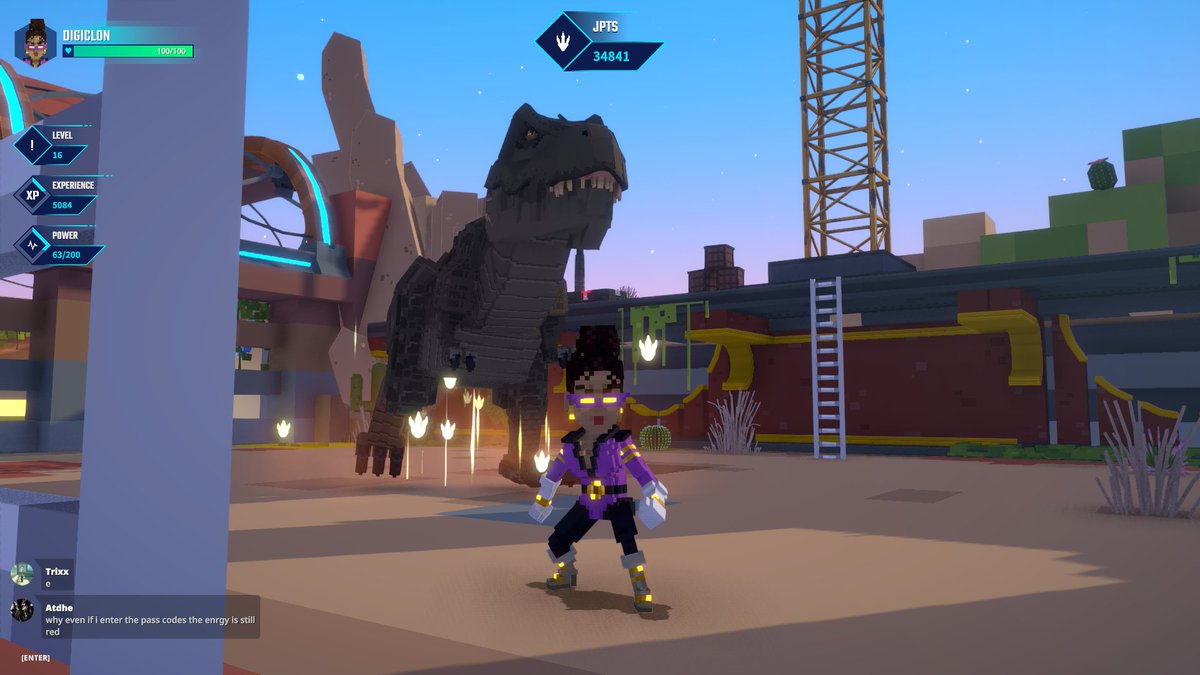 digiclon's tweet photo. Caring for my Dinosaur in Jurassic World: Dinosaur Preserve in @TheSandboxGame https://t.co/SkTiNQSdKR #AlphaSeason5 https://t.co/wjxWlaf6Y5