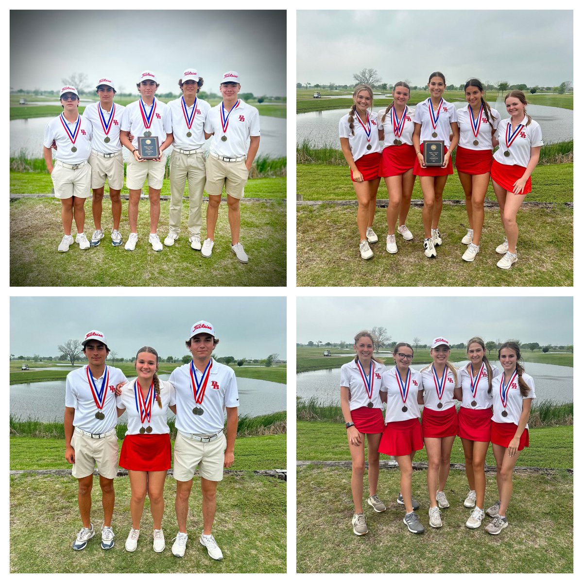 Congratulations to Our Bellville Boys Varsity Golf Team &amp; Our Varsity Girls Golf Team both District Champions &amp; advancing to Region III. WE R Proud of Our Brahmas &amp; Brahmanettes!!!